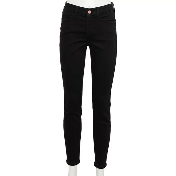 LC Lauren Conrad Preowned Women’s Midrise Skinny Jeans Size 14 Short - Picture 1 of 5